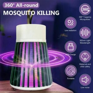 Lampe Anti-Moustiques Rechargeable: Protection Silencieuse et Efficace