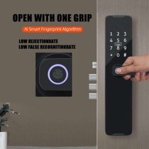 K7 Pro+ Serrure de Porte Intelligente Biométrique avec Déverrouillage à Distance