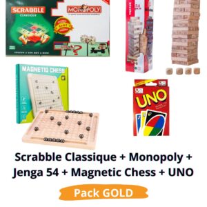 Pack Gold - Collection Premium de Jeux de Société Classiques