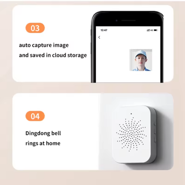 Sonnette Vidéo Intelligente WiFi HD Sécurité et Confort pour Votre Maison (10)