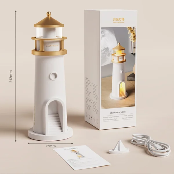 Lampe phare lune – contenu du colis