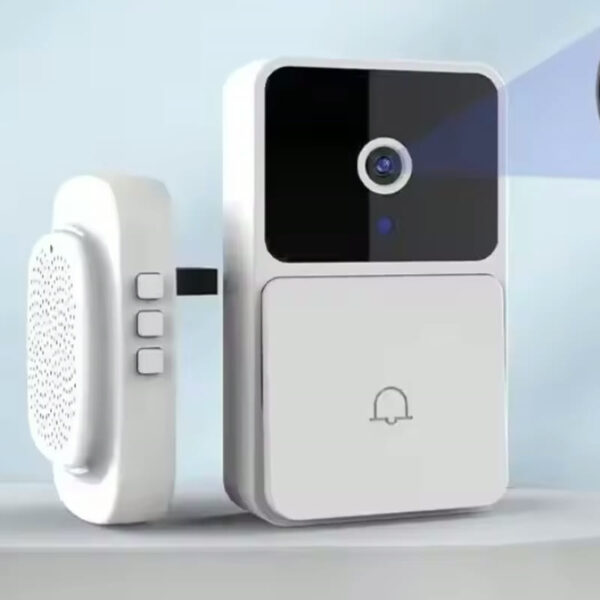 Sonnette vidéo intelligente WiFi avec carillon intérieur